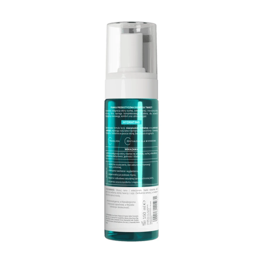 Oillan Hydratisierender, prebiotischer Gesichtsreinigungsschaum für empfindliche Haut, 150 ml