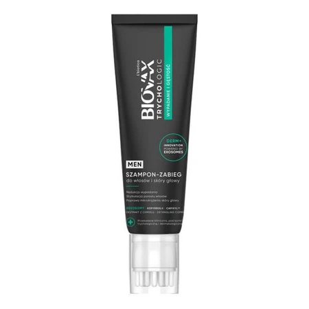 L'Biotica Biovax Trychologic Hair Loss and Thickness Men, shampoing-traitement pour les cheveux et le cuir chevelu, 145 ml