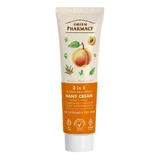 Pharmacie Verte, pêche, crème pour les mains 3-en-1, 100 ml