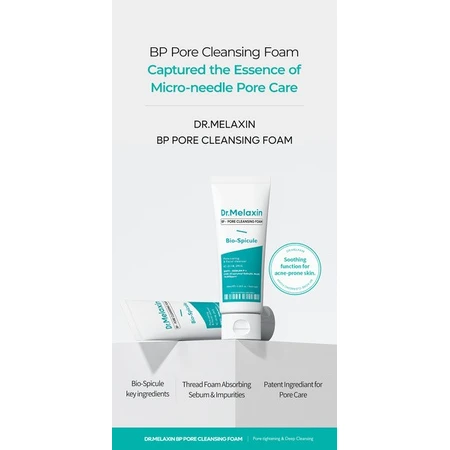 Dr.Melaxin BP Pore Cleansing Foam, reinigender Gesichtsschaum mit Bio-Kügelchen, 100 ml