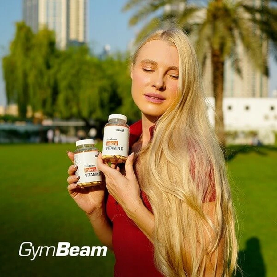 GymBeam Vitamine C Long Actief, capsules, 90 st.