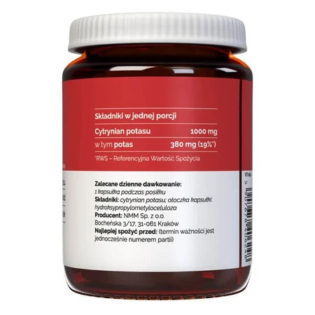 Vitalers Potassium 380 mg, capsules, 60 pcs.