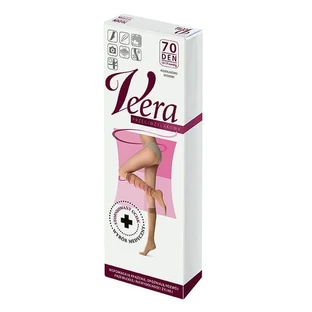 Veera Anti-Hyperhidrosis, compression knee socks, 70 DEN, solei, size 1/2 (35-38)