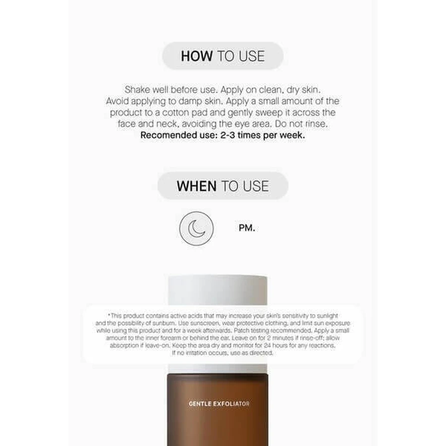Transparent Lab Gentle Exfoliator, exfoliante suave, 130 ml