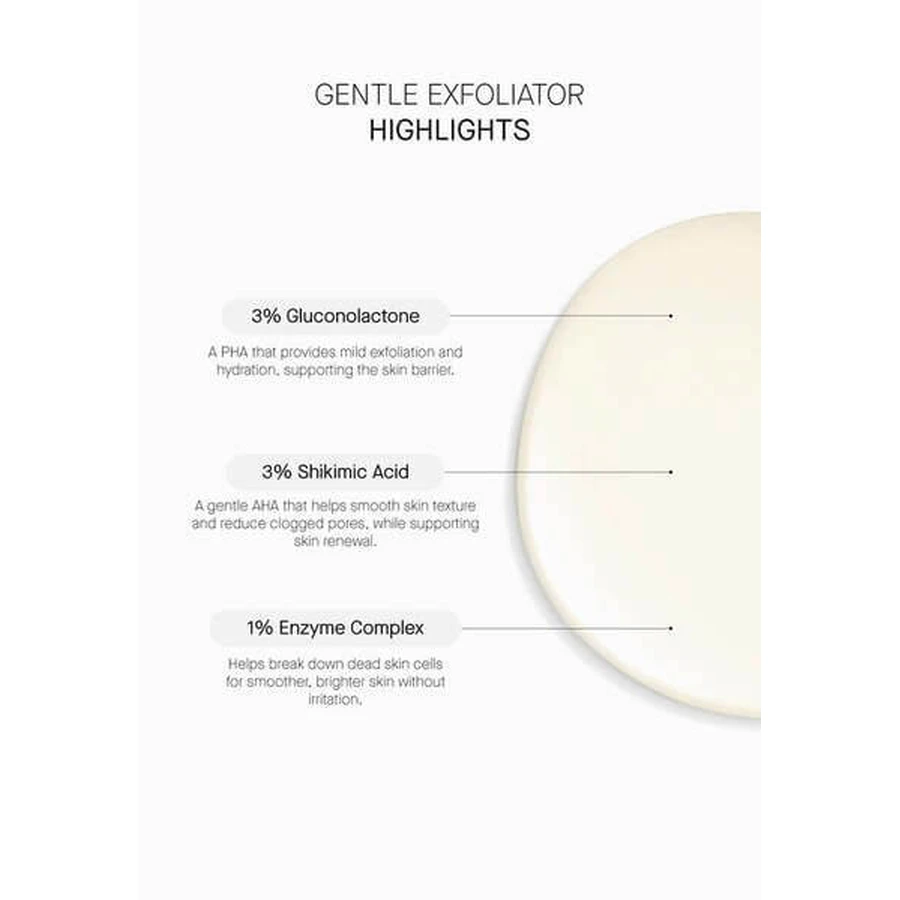 Transparent Lab Gentle Exfoliator, exfoliante suave, 130 ml
