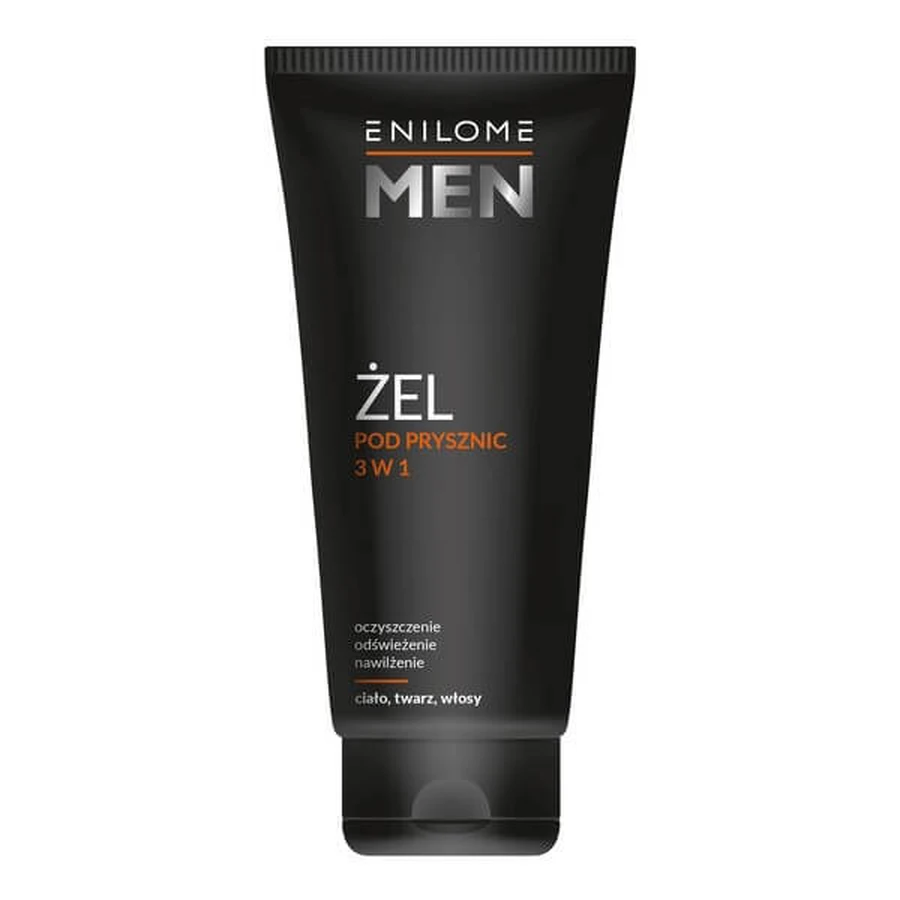 Enilome Men, gel douche 3 en 1, 200 ml