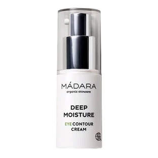 Madara Deep Moisture Eye Contour Cream, tiefenwirksame Feuchtigkeitscreme für die Augenpartie, 15 ml