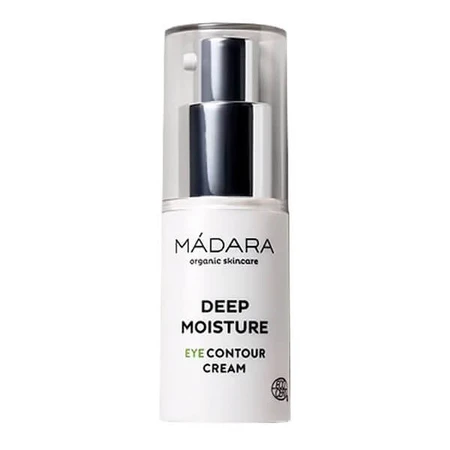 Madara Deep Moisture Eye Contour Cream, tiefenwirksame Feuchtigkeitscreme für die Augenpartie, 15 ml