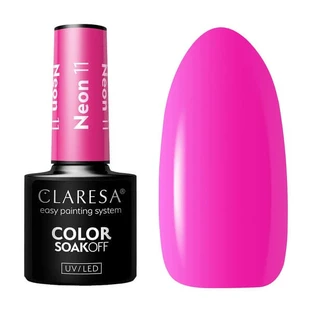 Claresa Neon Lights, esmalte híbrido, 11 Neon, 5 g