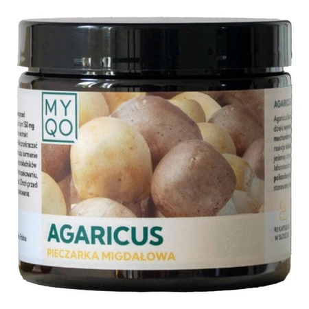 MYQO Agaricus - Champignon amandier, gélules, 90 pcs.