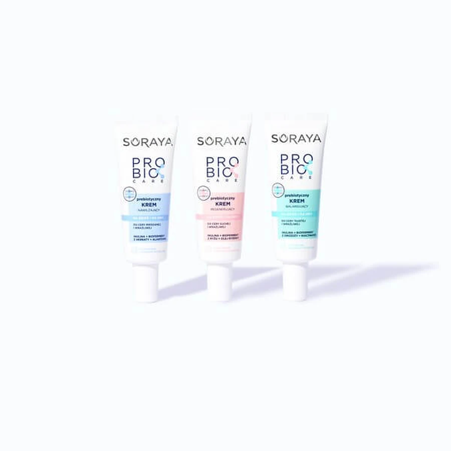 Soraya Probio Care, prebiotic emollient multifunctional cream for dry and sensitive skin, 200 ml