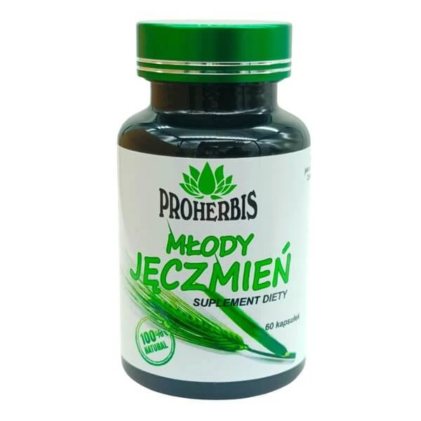 Proherbis Young Barley, capsules, 60 pcs.