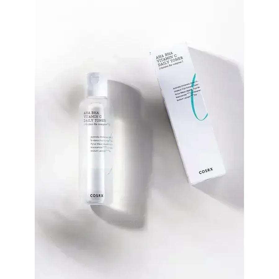Cosrx Refresh ABC Daily Toner, AHA BHA Vitamine C, revitaliserende toner, 150 ml.