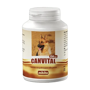 Mikita Canvital, Ergänzungsfuttermittel für Hunde, Tabletten, 150 Stück.
