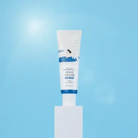 Round Lab Berken Sap Hydraterende Zonnebrandcrème, zonnebrandcrème met berkensap, SPF 50+, 50 ml