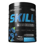 Skill Nutrition Pre-Workout, powder, blue raspberry flavor, 400 g
