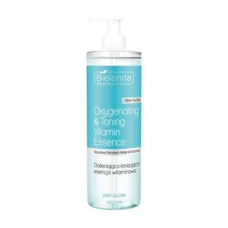 Bielenda Professional Oxy Glow, esencia vitaminada oxigenante y tonificante, 500 ml