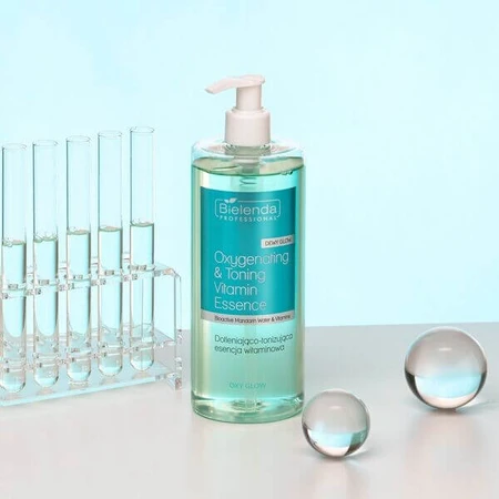 Bielenda Professional Oxy Glow, esencia vitaminada oxigenante y tonificante, 500 ml