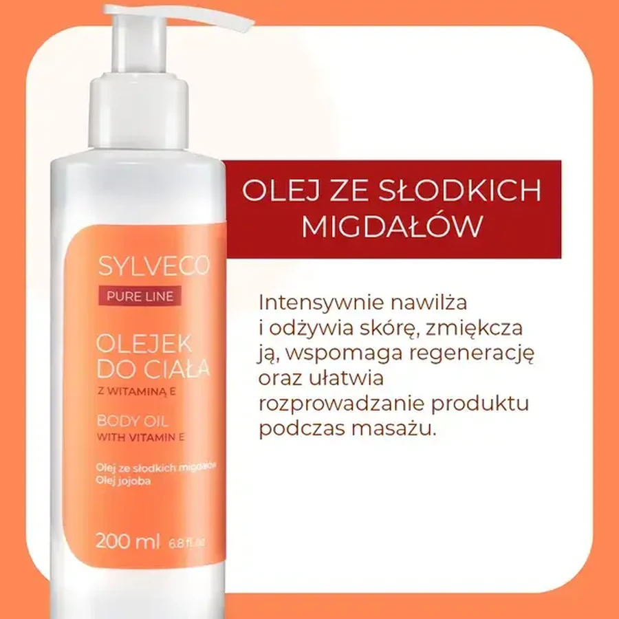 Sylveco Pure Line, aceite corporal, 200 ml