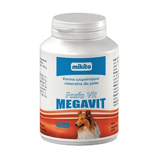 Mikita Fosfo Vit megavit, suplemento mineral alimento para perros, tabletas, 50 uds.