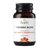 Fushi, Cúrcuma C3&amp;Extracto de Bioperina, cápsulas, 60 uds.