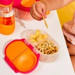 B.box Snackbox luftdichter Essens- und Snackbehälter für Kinder Strawberry Shake, 1 Stk.
