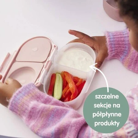 B.box Snackbox luftdichter Essens- und Snackbehälter für Kinder Strawberry Shake, 1 Stk.