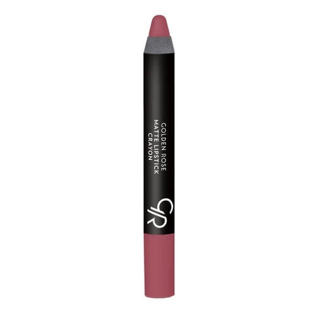 Golden Rose Matte Crayon Lipstick, matte lipstick in crayon, 08, 3.5 g