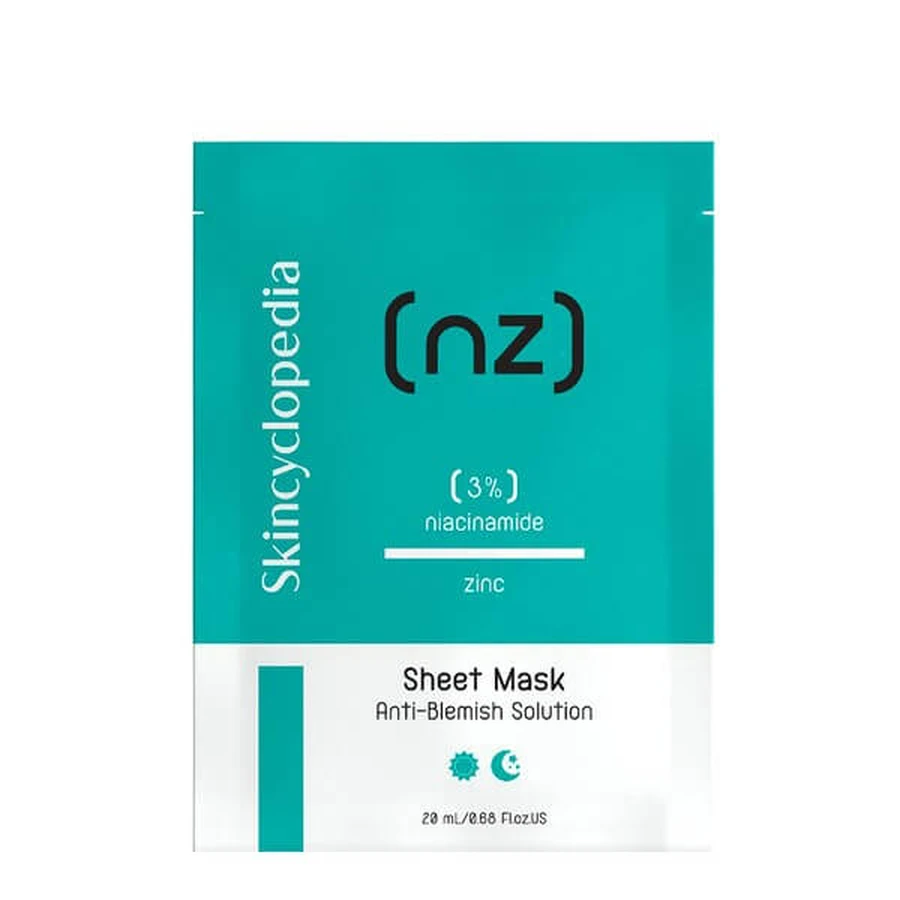 Skincyclopedia, anti-pigmentatie bladmasker met niacinamide en zink, 20 ml