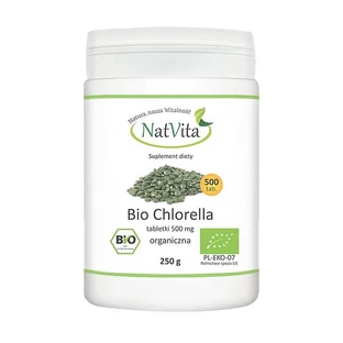 NatVita Bio Chlorella, comprimidos, 500 uds.