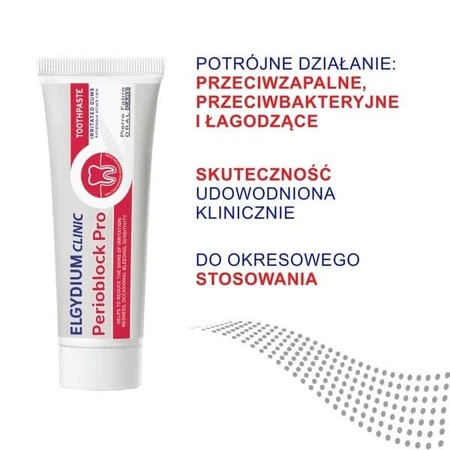 Set Eludril Classic, collutorio, 500 ml + Elgydium Clinic Perioblock Pro, dentifricio, 50 ml