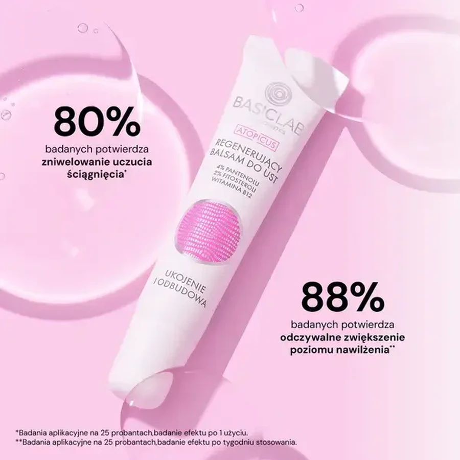 BasicLab Atopicus, Lippenbalsam für ultra-empfindliche Haut, 15 ml