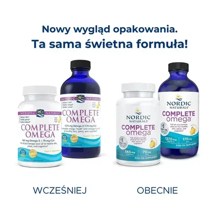 Nordic Naturals, Complete Omega 565 mg, citroensmaak, capsules, 120 st.