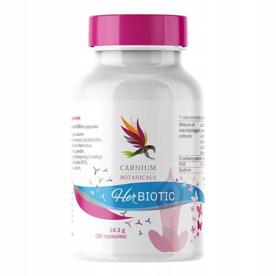 Carnium Botanicals Her Biotic, cápsulas, 30 uds.