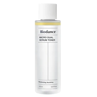 Biodance Micro Dual Serum Toner, tónico facial bifásico, 150 ml