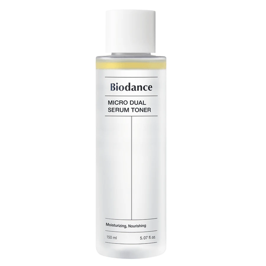 Biodance Micro Dual Serum Toner, tónico facial bifásico, 150 ml