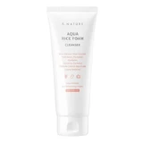 S. Nature Aqua Rice, spumă de curățare facială din orez, 160 ml.