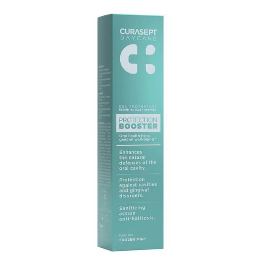 Curasept Daycare Protection Booster, dentifrice, menthe givrée, 75 ml.