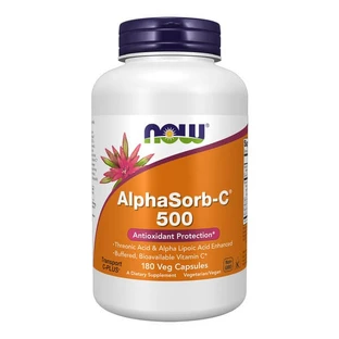 Now Foods AlphaSorb-C 500 mg, gélules, 180 pcs.