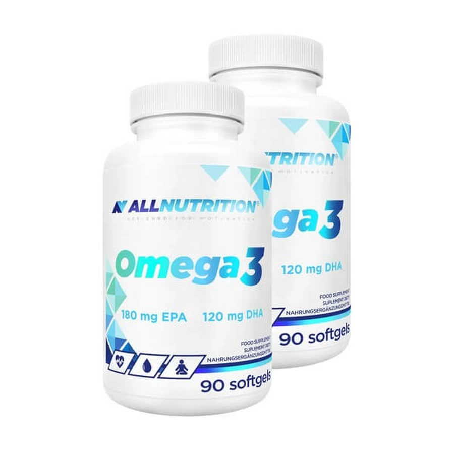 2er-Set Allnutrition Omega 3, Kapseln, 90 Stück