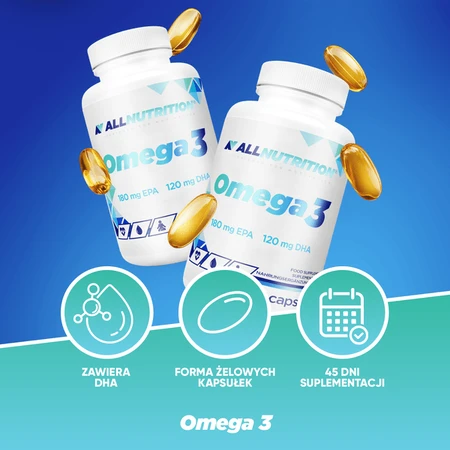 2er-Set Allnutrition Omega 3, Kapseln, 90 Stück