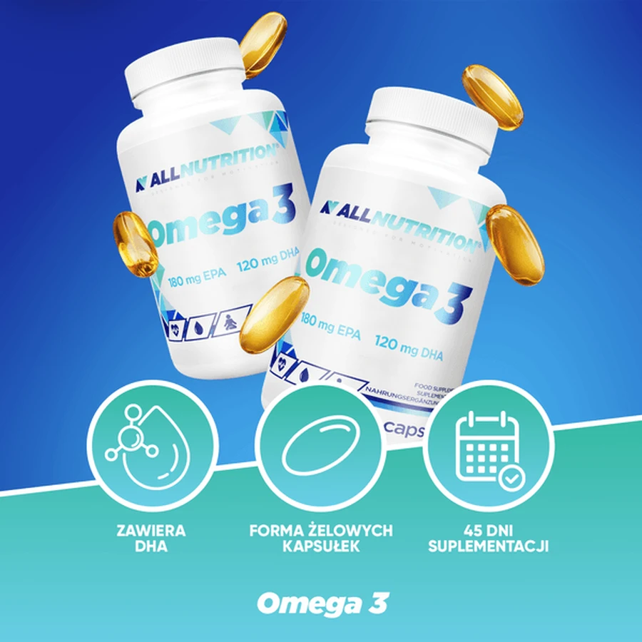 2er-Set Allnutrition Omega 3, Kapseln, 90 Stück