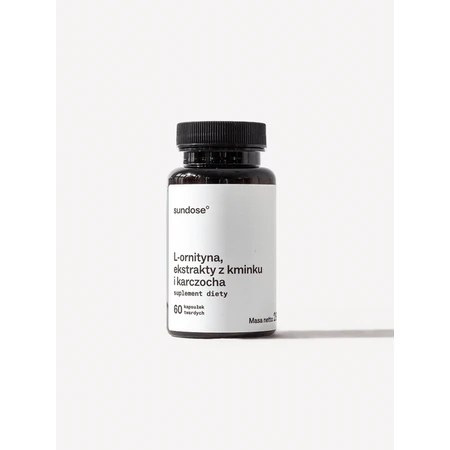 Sundose L-ornithine, cumin and artichoke extracts, hard capsules, 60 pcs.