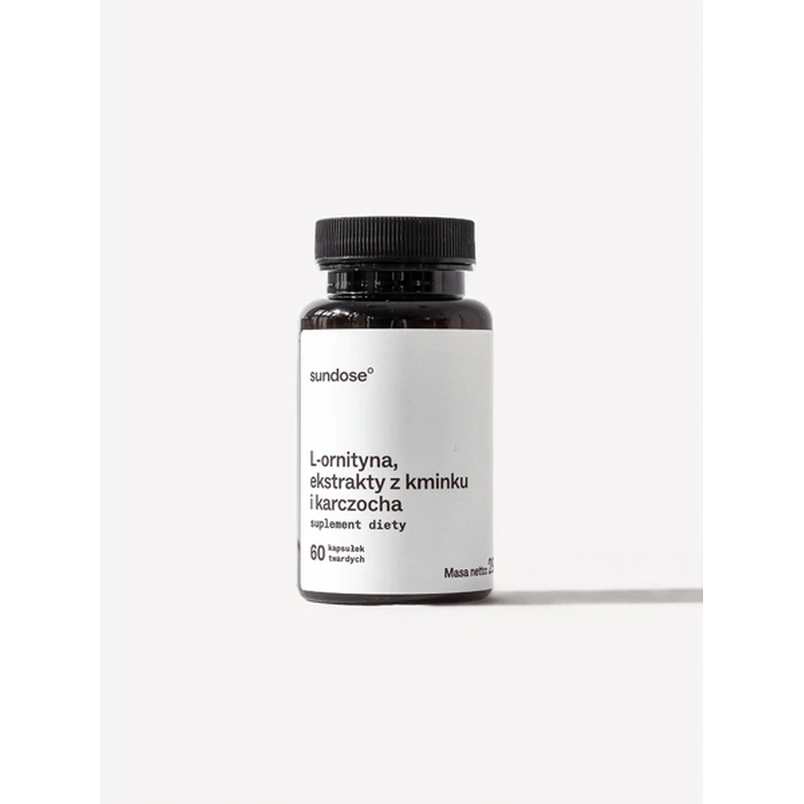 Sundose L-ornithine, cumin and artichoke extracts, hard capsules, 60 pcs.