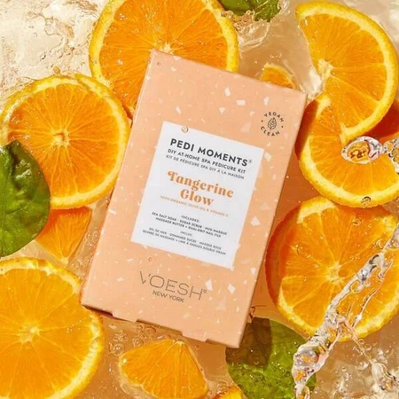 Voesh, 4-step pedicure kit, tangerine glow, 1 pc.