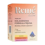 Reme Glow Collagen Beauty Formula Travel Set, pliculețe cu pudră, diferite arome, 15 buc.