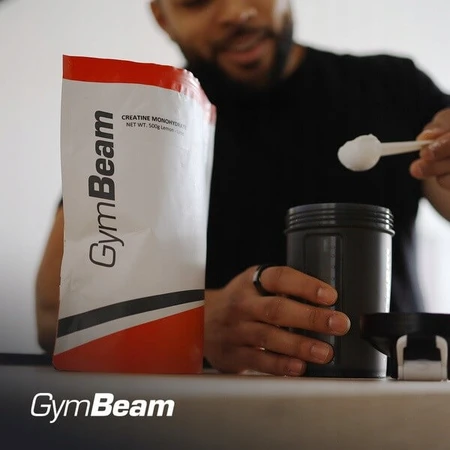 GymBeam 100% Creatina Monohidrato, polvo, sabor mango-maracuyá, 250 g
