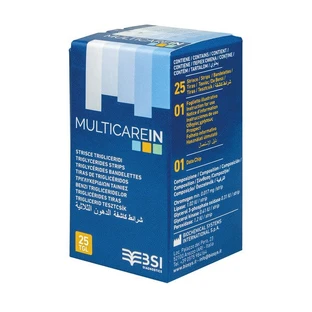 MultiCareIn, triglyceride test strips, 25 pcs.
