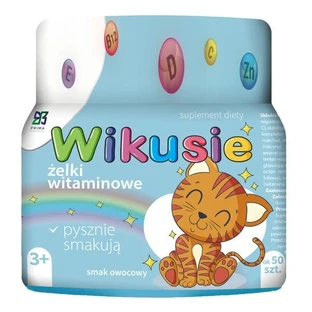 Prima Pharma Wikusie gelatina vitaminada, sabor fruta, 150 g