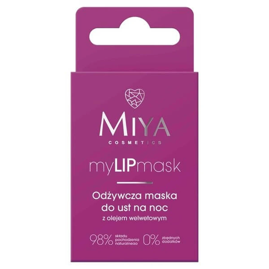 Miya Cosmetics myLIPmask, mascarilla labial nutritiva de noche, 10 g